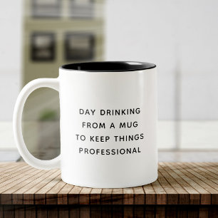 Trendiget Coworking Gift för konstgjorda Cute Day- Två-Tonad Mugg