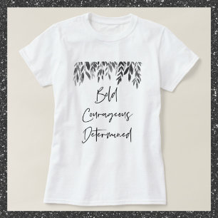 Trendiget djärvt beslutsamt t shirt