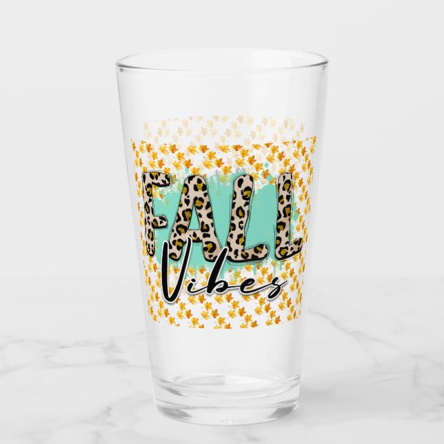 Trendiget Fall Lila Tiger Glaskopp (Framsida)