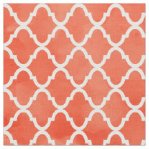 Trendiget flammar det orange vattenfärgQuatrefoil