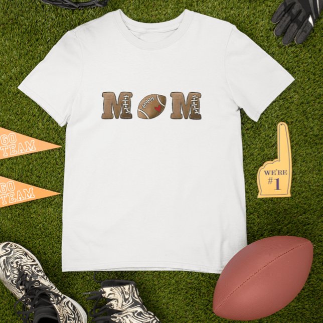 Trendiget Football Mammor Cute T Shirt (Skapare uppladdad)