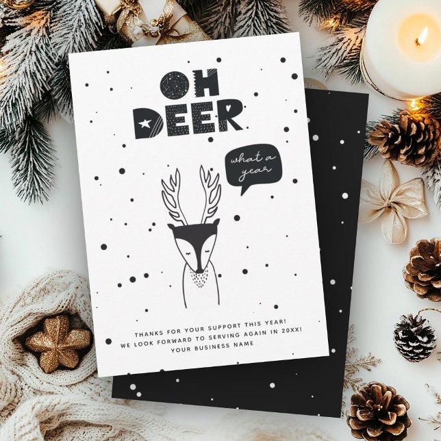 Trendiget för nya år i modern affärsverksamhet Ska Julkort (Skapare uppladdad)