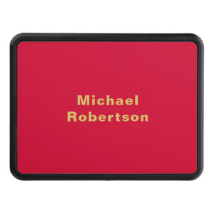 Trendiget för Professionellen Cherry Red Guld Färg Dragkroksskydd