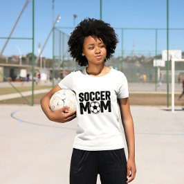 Trendiget Fotboll mamma personlig T-Shirt