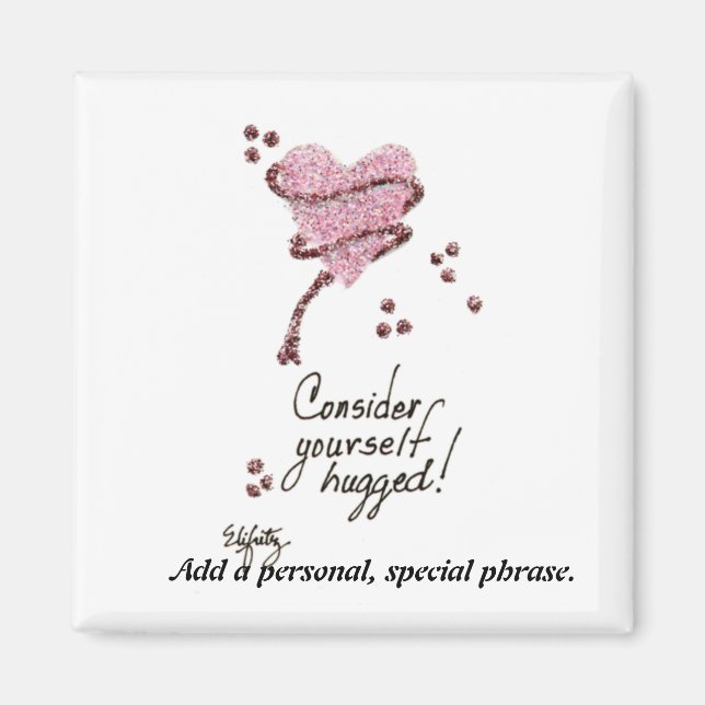 Trendiget funderade: Tänk dig själv för mycket Magnet (Framsidan)