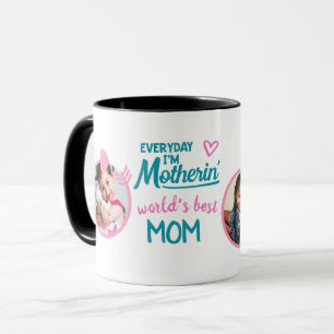 TRENDIGET FUNNY MAMMA QUOTES Photo MUGG - Cute Rol