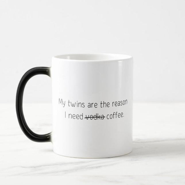 Trendiget Gift Coffee Mugg Twillingars Vodka (Vänster)