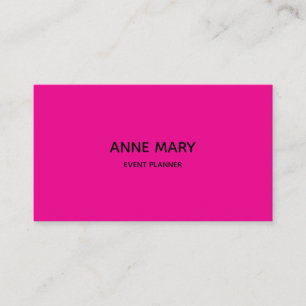 Trendiget Girly Modern QR Code Calligraphy Shock r Visitkort