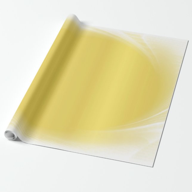 Trendiget Glamor Guld Se Light Shadow Elegant Presentpapper (Utrullad)