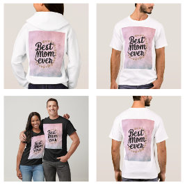 Trendiget Golden Hearts skript Best Mamma någonsin T Shirt