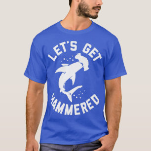 Trendiget gör att man kan hämta hammered Shark Hum T Shirt