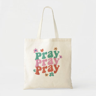 Trendiget Groovy Bible Verse T-Shirt för diskmatri Tygkasse
