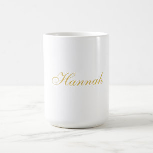 Trendiget Guld Färg Professionell, minimalistiskt Kaffemugg