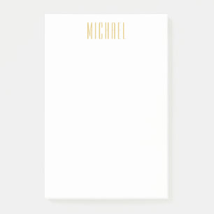 Trendiget Guld Färg Professionell, minimalistiskt Post-it Block