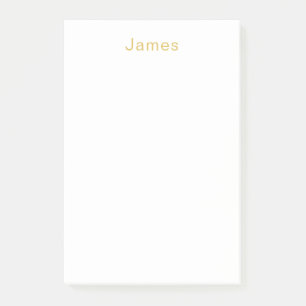 Trendiget Guld Färg Professionell, minimalistiskt Post-it Block