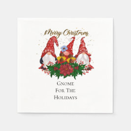 Trendiget Helgdagar - jultomte Pappersservett