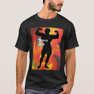 Trendiget Idrottsmodern Elegant Bodybuilding Pop A T Shirt