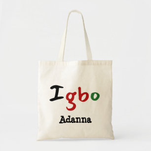 Trendiget Igbo är vackert Tygkasse