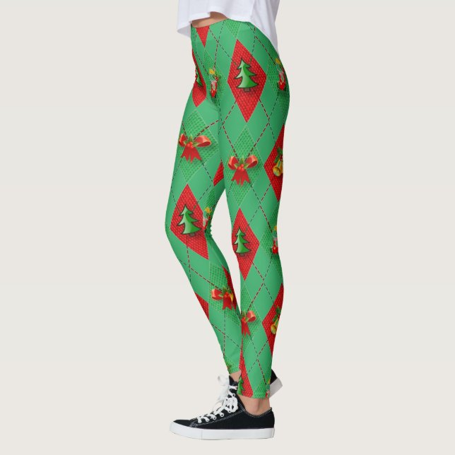 Trendiget julhelg leggings (Vänster)