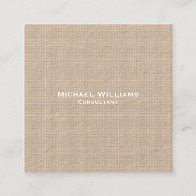 Trendiget kontrollerar den moderna minimalistiska  fyrkantigt visitkort (Framsida)