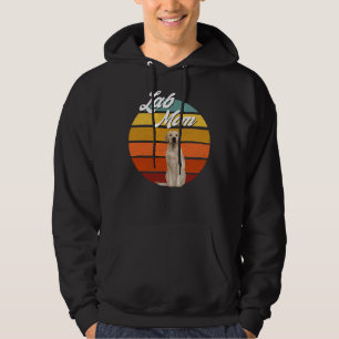Trendiget Lab Mamma Gult Labrador Retriever Retro Hoodie
