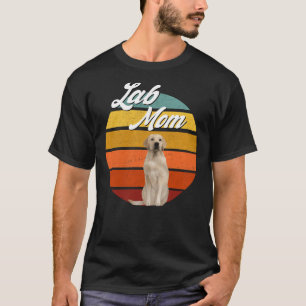 Trendiget Lab Mamma Gult Labrador Retriever Retro T Shirt