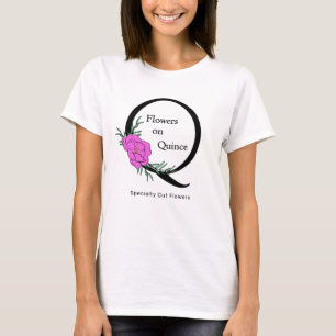 Trendiget Logotyp Modern Anpassningsbar - blommand T Shirt