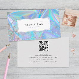 Trendiget Luxury HoloGraph Visitkort