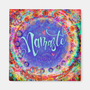 Trendiget Magnet för Namaste Söt-inspiration-Rolig
