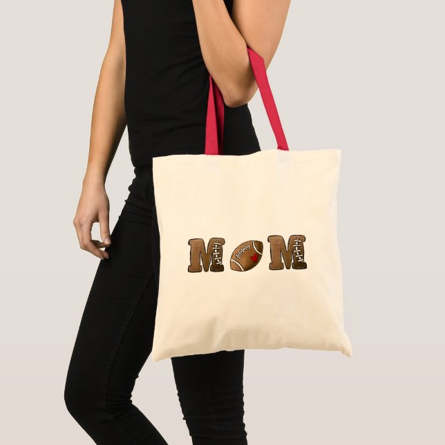 Trendiget Mamma cute i fotboll Tygkasse (Framsida (produkt))
