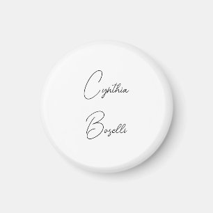 Trendiget Minimalistisk modern enkel enkel mall Magnet