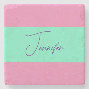 Trendiget Minimalistiskt Modern Plain Simple Paste Stenunderlägg