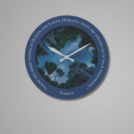 Trendiget Modern blåfärgstext, citat Stor Klocka