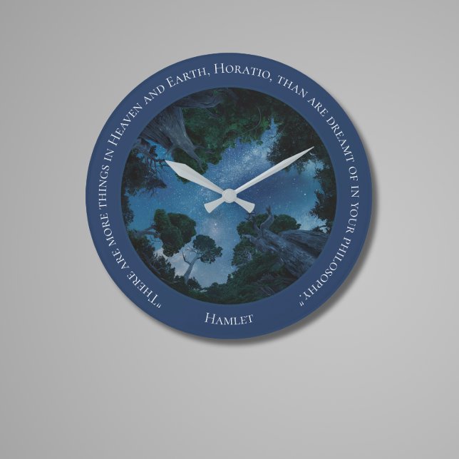 Trendiget Modern blåfärgstext, citat Stor Klocka (Skapare uppladdad)