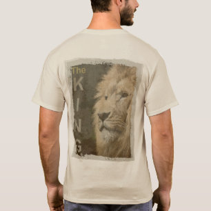 Trendiget Modern mall för lejon Sand Färg Elegant  T Shirt