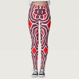 Trendiget Modern multifärgad "Ratti_Kreativ_Arts" Leggings