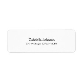 Trendiget Modern oformaterad Snyggt Professionell  Returadress Etikett