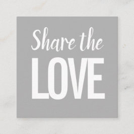 Trendiget modern refererar till en vän/ett referen fyrkantigt visitkort