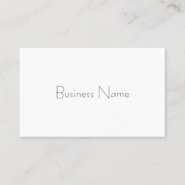 Trendiget Modern Simple Template Professionell Ele Visitkort (Framsida)