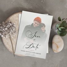 Trendiget Modern Transparens vellum Effect Bröllop