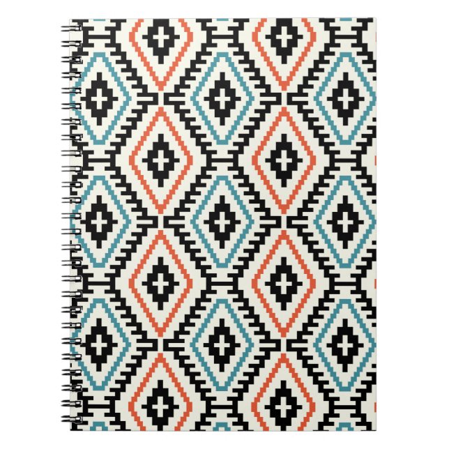 Trendiget mönster Geometric Mode Snyggt Anteckningsbok (Framsidan)