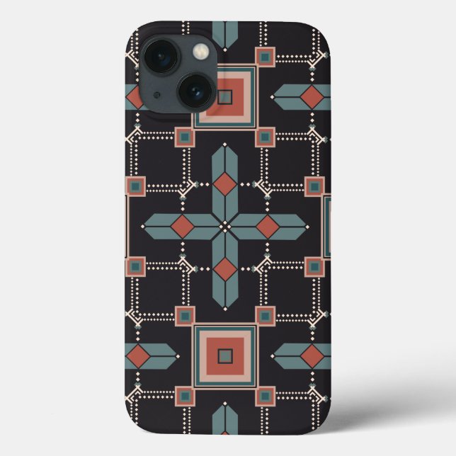 Trendiget mönster Geometric Vintage (Baksida)