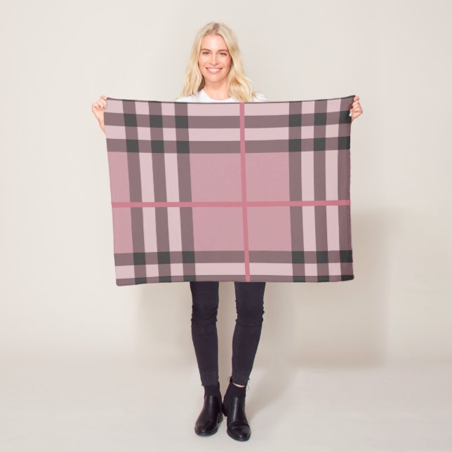 Trendiget Mönster Snyggt Geometric Mode Fleecefilt (På plats)