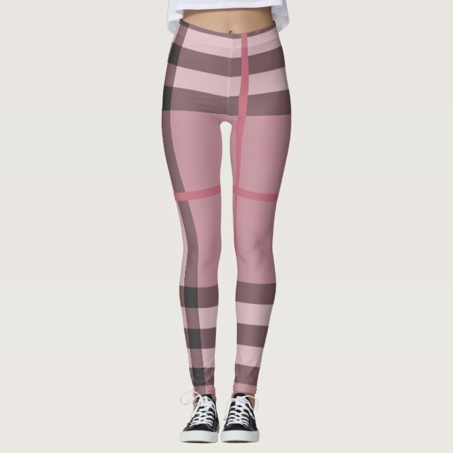 Trendiget Mönster Snyggt Geometric Mode Leggings (Framsida)