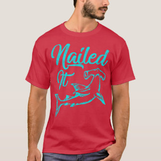 Trendiget Nail it Hammerhead Shark Deep Sea T Shirt