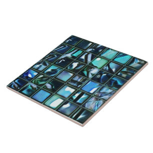 Trendiget Nevada Galaxy, Sapphire & Emerald Mosaic Kakelplatta