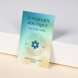 Trendiget Övertoning för modern Abstrakt Lägg till Visitkort