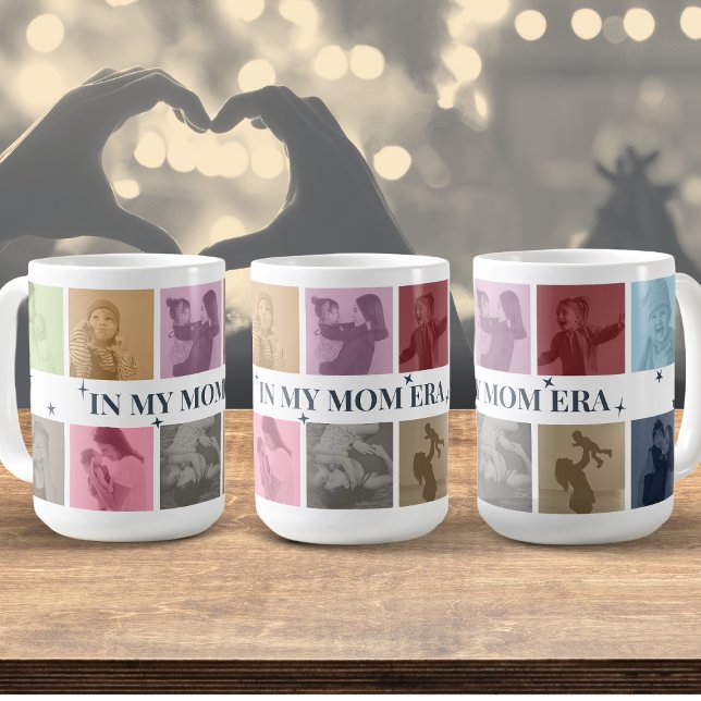 Trendiget Photo Gift för Mamma i min Mamma Era Coo Kaffemugg (Skapare uppladdad)