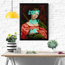 Trendiget Pop Decor Rush Me Girl Glossy Poster
