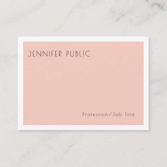 Trendiget professionell Modern Simple Design Templ Visitkort (Framsida)